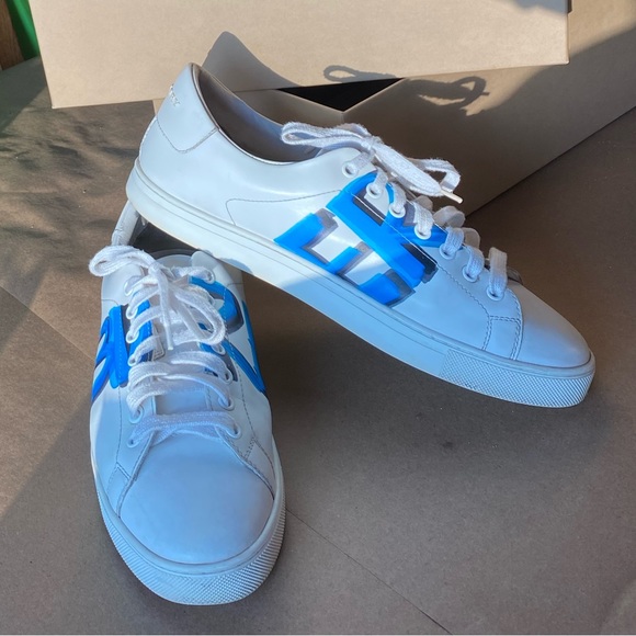 Burberry Graffiti Sneakers EUC! W original BOX! EU 41-US Mens SIZE 8 - Picture 5 of 17